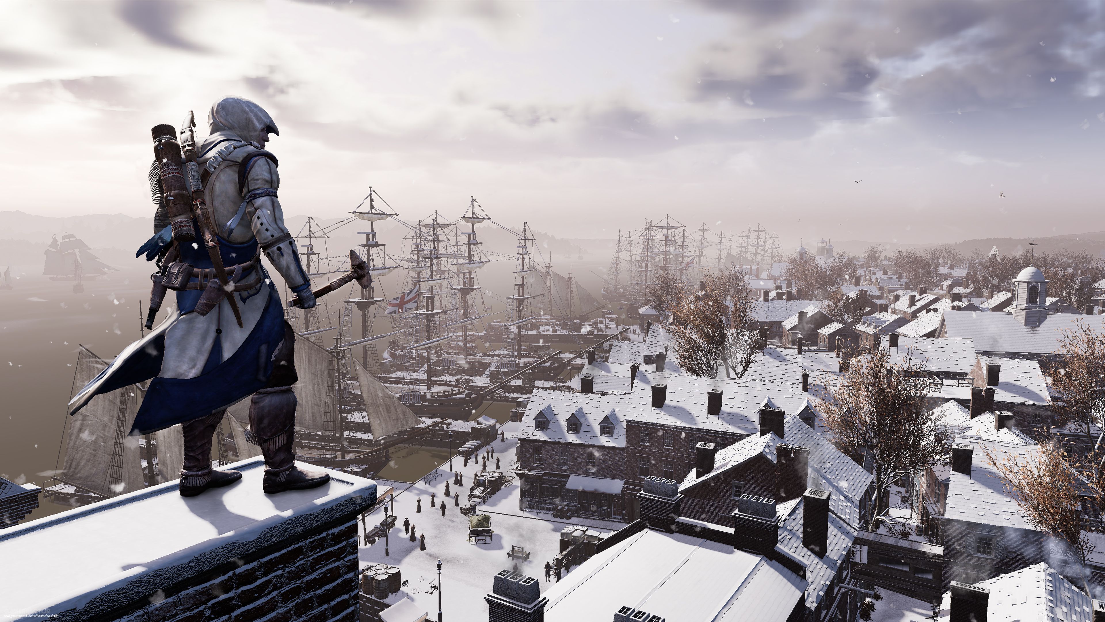 Игру assassins creed iii. Ассасин Крид 3. Ассасин 3 город. Assassin’s Creed 3 Ремастеред. AC 3 Remastered.